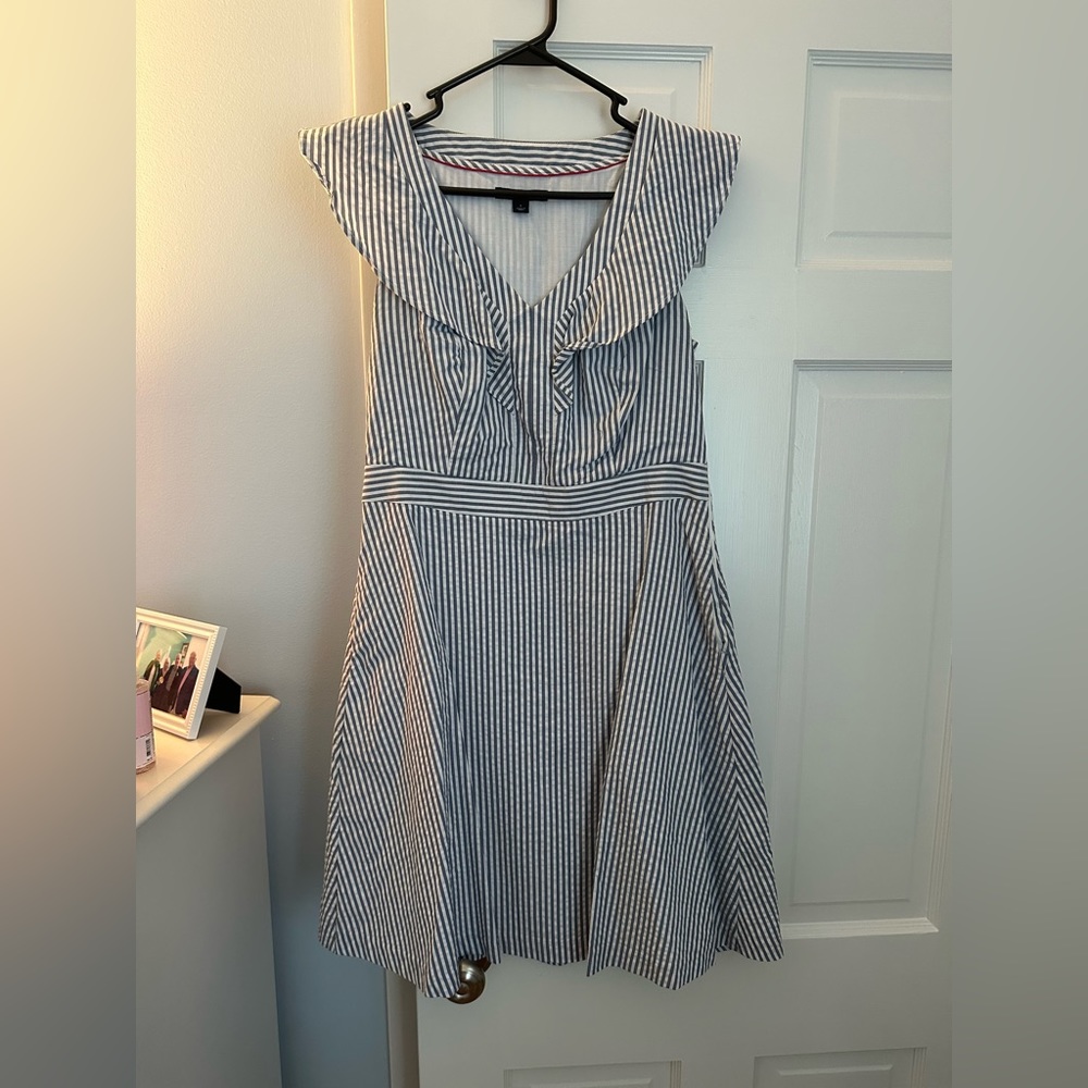 Striped Seersucker Tommy Hilfiger Dress